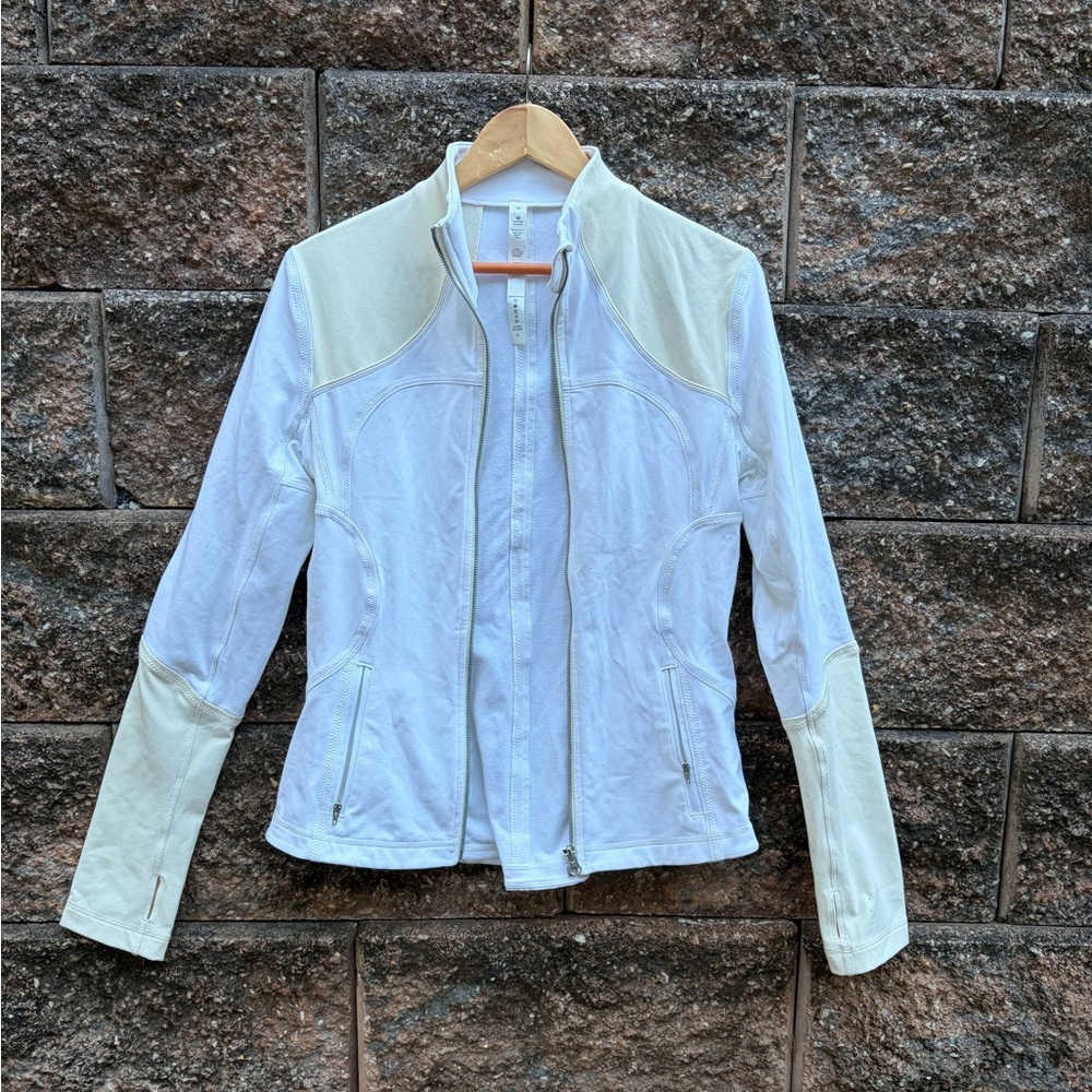 Lululemon Forme Jacket *Brushed White / Polar Cream